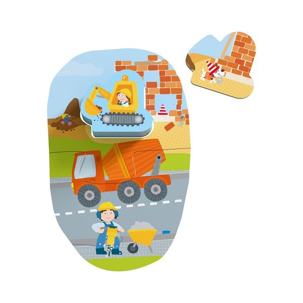 Produktbild: 4 erste Puzzles - Baustelle