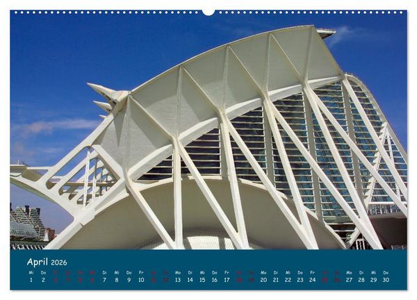 Produktbild: Valencia - Geschichte und Moderne (Wandkalender 2026 DIN A2 quer), CALVENDO Monatskalender