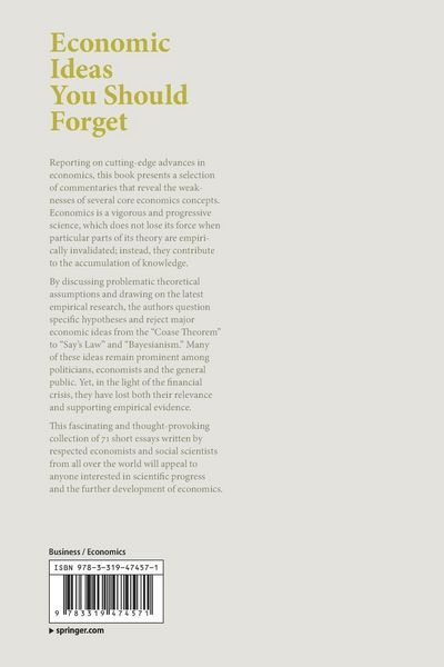 Produktbild: Economic Ideas You Should Forget