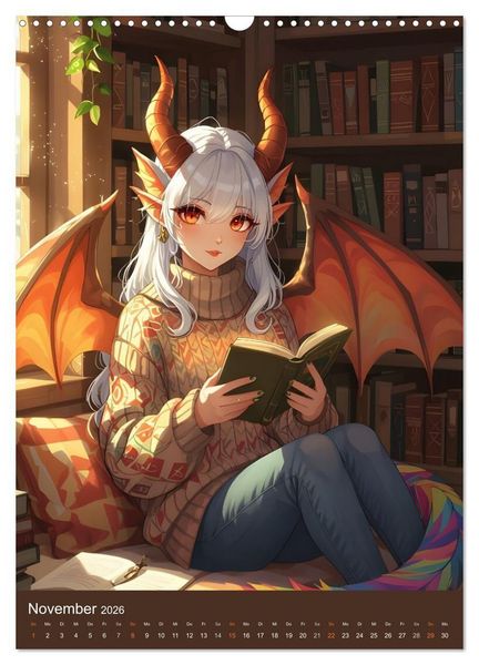 Produktbild: Willkommen bei den Dragonas (Wandkalender 2026 DIN A3 hoch), CALVENDO Monatskalender