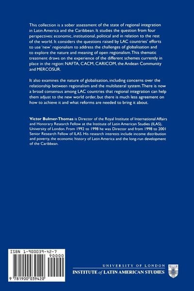 Produktbild: Regional Integration in Latin America and the Caribbean