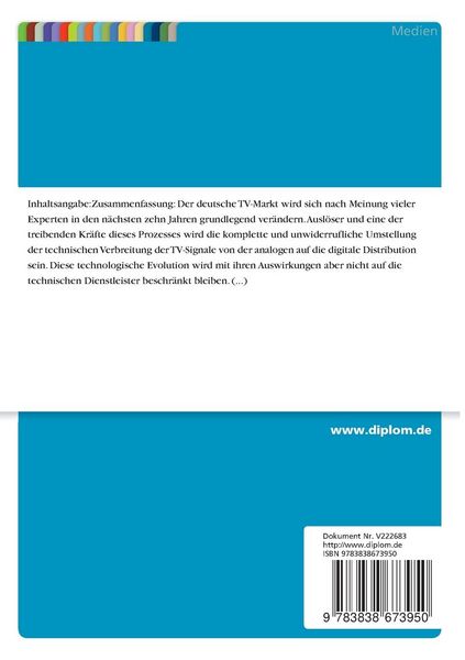 Produktbild: Die Digitalisierung des deutschen Fernsehmarktes