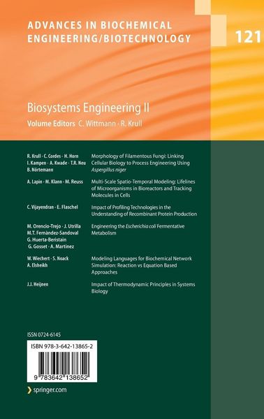 Produktbild: Biosystems Engineering II