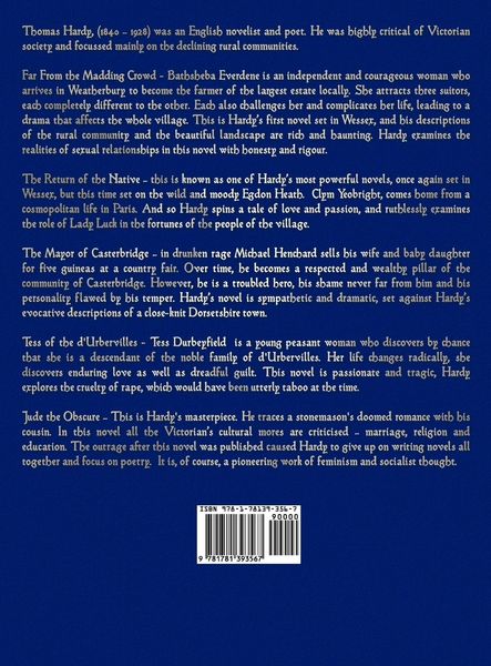 Produktbild: Five Novels by Thomas Hardy - Far from the Madding Crowd, the Return of the Native, the Mayor of Casterbridge, Tess of the D'Urbervilles, Jude the Obs