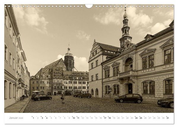 Produktbild: Nostalgiekalender Pirna (Wandkalender 2026 DIN A3 quer), CALVENDO Monatskalender