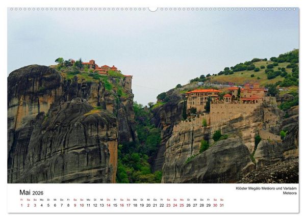 Produktbild: Der Norden Griechenlands (Wandkalender 2026 DIN A2 quer), CALVENDO Monatskalender
