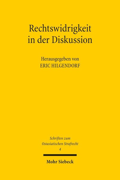 Produktbild: Rechtswidrigkeit in der Diskussion