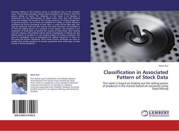 Produktbild: Classification in Associated Pattern of Stock Data