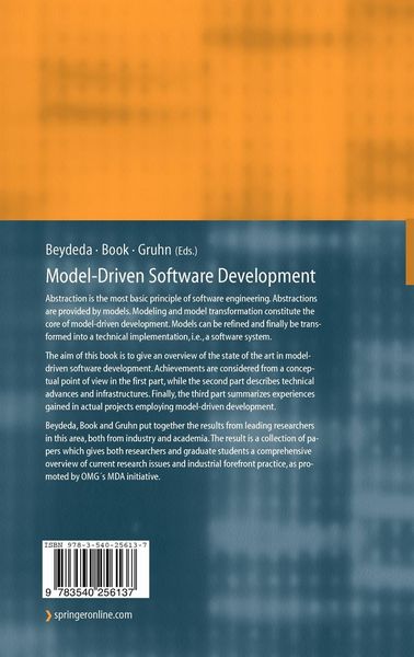 Produktbild: Model-Driven Software Development