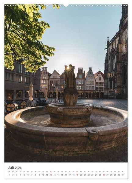 Produktbild: M&uuml;nster - stimmungsvoll und harmonisch (hochwertiger Premium Wandkalender 2026 DIN A2 hoch), Kunstdruck in Hochglanz