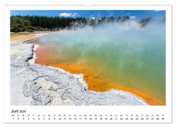 Produktbild: Neuseeland - ein Naturparadies (Wandkalender 2026 DIN A2 quer), CALVENDO Monatskalender