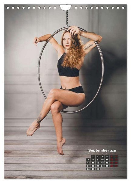 Produktbild: Aerial Hoop Magic (Wandkalender 2026 DIN A4 hoch), CALVENDO Monatskalender