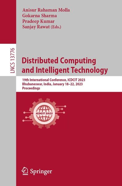 Produktbild: Distributed Computing and Intelligent Technology