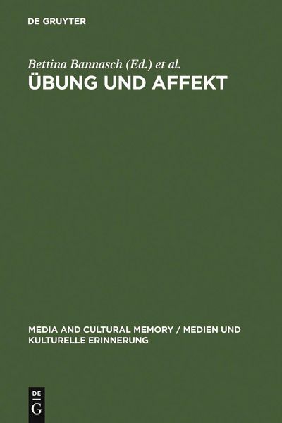 Produktbild: &Uuml;bung und Affekt