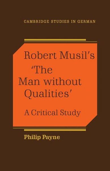 Produktbild: Robert Musil's 'The Man Without Qualities'