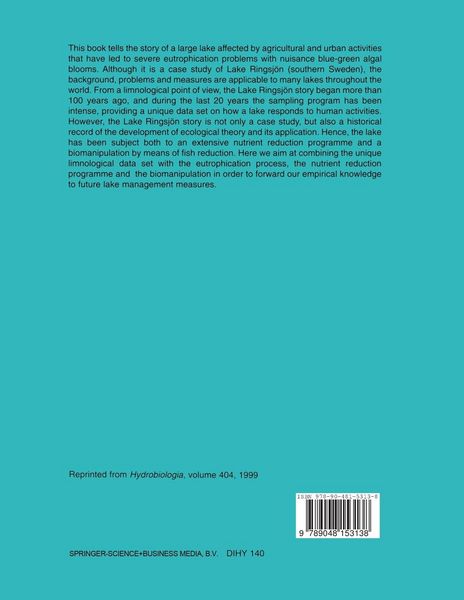 Produktbild: Nutrient Reduction and Biomanipulation as Tools to Improve Water Quality: The Lake Ringsj&ouml;n Story