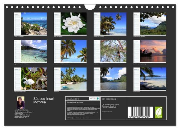 Produktbild: S&uuml;dsee-Insel Mo'orea (Wandkalender 2027 DIN A4 quer), CALVENDO Monatskalender
