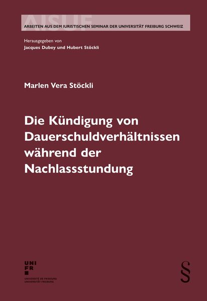 Produktbild: Die K&uuml;ndigung von Dauerschuldverh&auml;ltnissen w&auml;hrend der Nachlassstundung