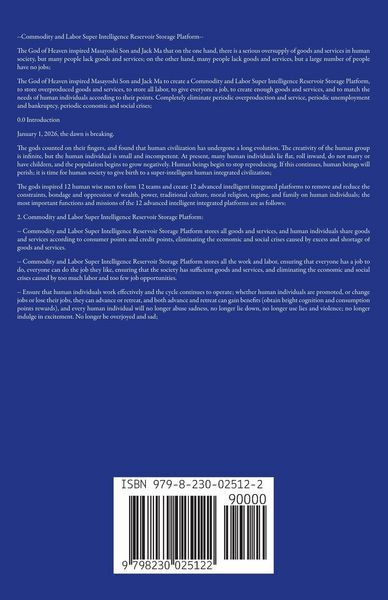 Produktbild: 2026 The Birth of a Super Intelligent Integrated Civilization--2 of 12