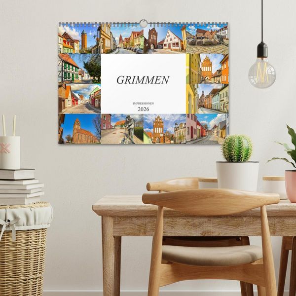 Produktbild: Grimmen Impressionen (Wandkalender 2026 DIN A3 quer), CALVENDO Monatskalender