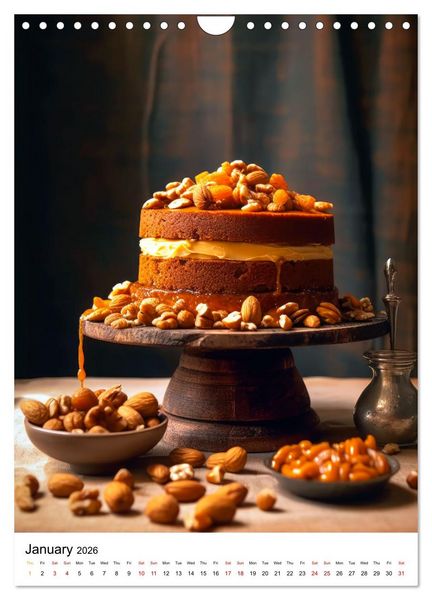 Produktbild: Yummy Bakes (Wall Calendar 2026 DIN A4 portrait), CALVENDO 12 Month Wall Calendar