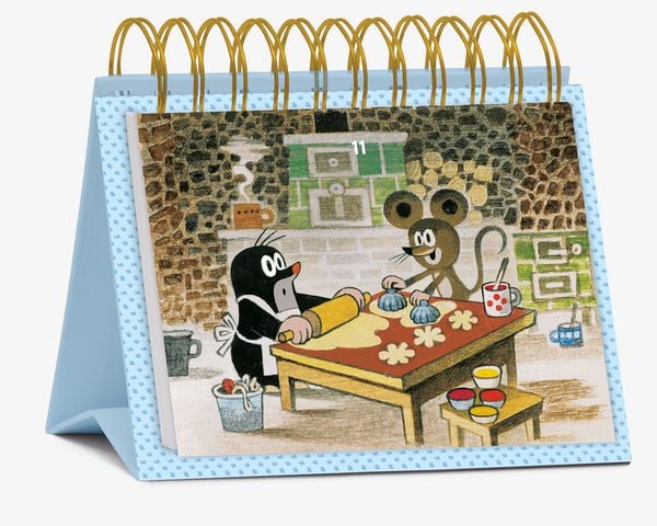 Produktbild: Postkarten-Adventskalender "24 Tage im Advent mit dem kleinen Maulwurf"