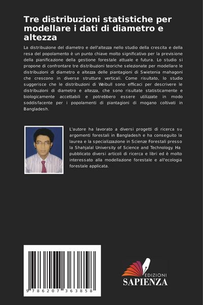 Produktbild: Tre distribuzioni statistiche per modellare i dati di diametro e altezza
