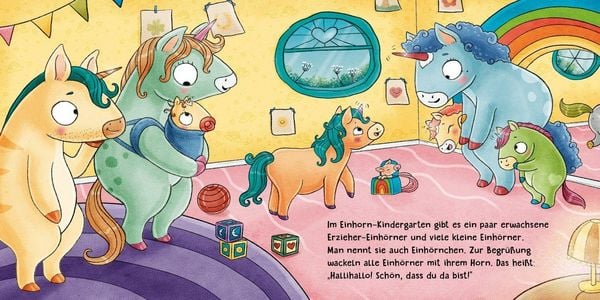 Produktbild: Wei&szlig;t du, wie Einh&ouml;rner in den Kindergarten gehen?