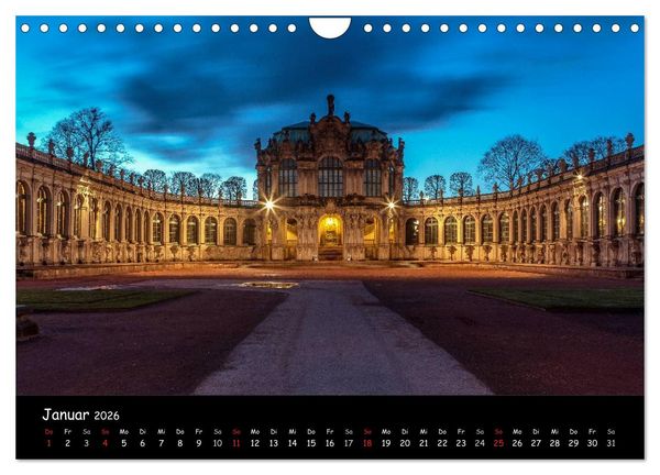Produktbild: Leuchtende St&auml;dte (Wandkalender 2026 DIN A4 quer), CALVENDO Monatskalender