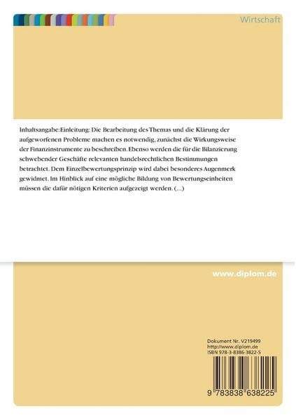 Produktbild: Die Behandlung von Finanzinnovationen im Jahresabschlu&szlig;