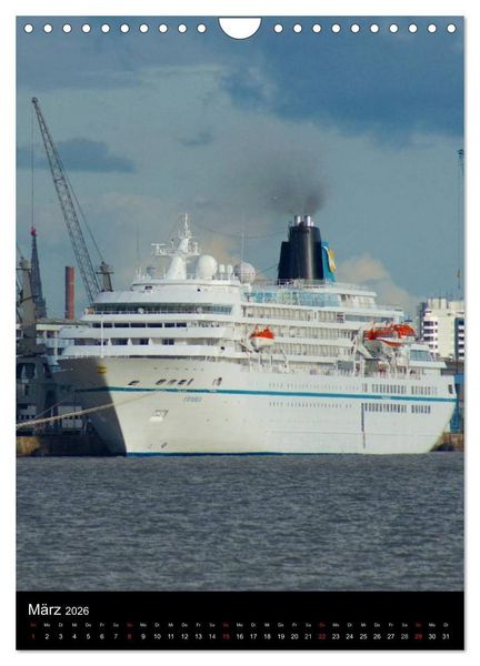 Produktbild: Bremerhaven an der Nordsee (Wandkalender 2026 DIN A4 hoch), CALVENDO Monatskalender
