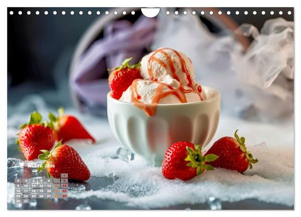 Produktbild: Superfood Blaubeeren und Erdbeeren (Wandkalender 2026 DIN A4 quer), CALVENDO Monatskalender