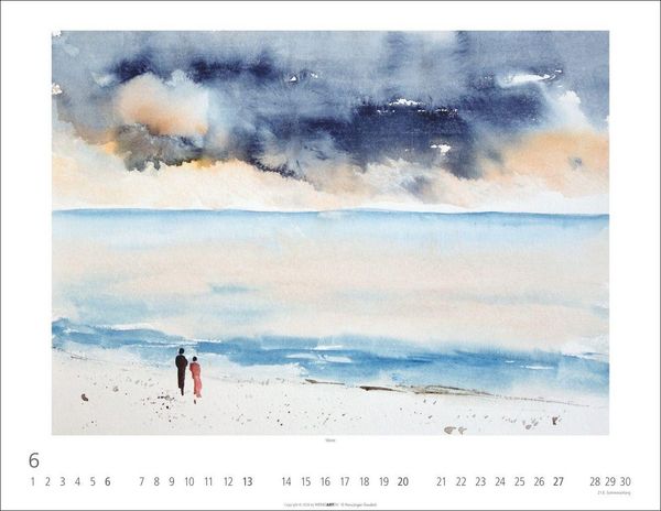Produktbild: Zwischen Himmel und Erde Kalender 2027 - Aquarelle von Hans-J&uuml;rgen Gaudeck