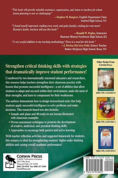 Produktbild: Teaching for Successful Intelligence
