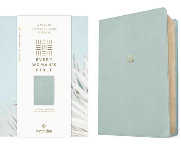 Produktbild: NLT Every Woman's Bible, Filament Enabled (Leatherlike, Sky Blue, Red Letter)