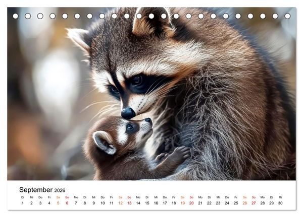Produktbild: Tiere in ihrer Welt (Tischkalender 2026 DIN A5 quer), CALVENDO Monatskalender