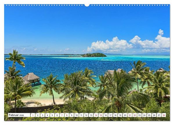 Produktbild: Reif f&uuml;r die S&uuml;dsee. Reise von Fidschi bis Bora Bora (hochwertiger Premium Wandkalender 2026 DIN A2 quer), Kunstdruck in Hochglanz