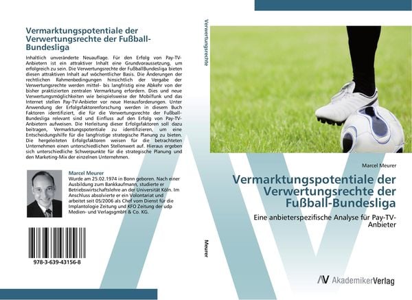 Produktbild: Vermarktungspotentiale der Verwertungsrechte der Fu&szlig;ball-Bundesliga