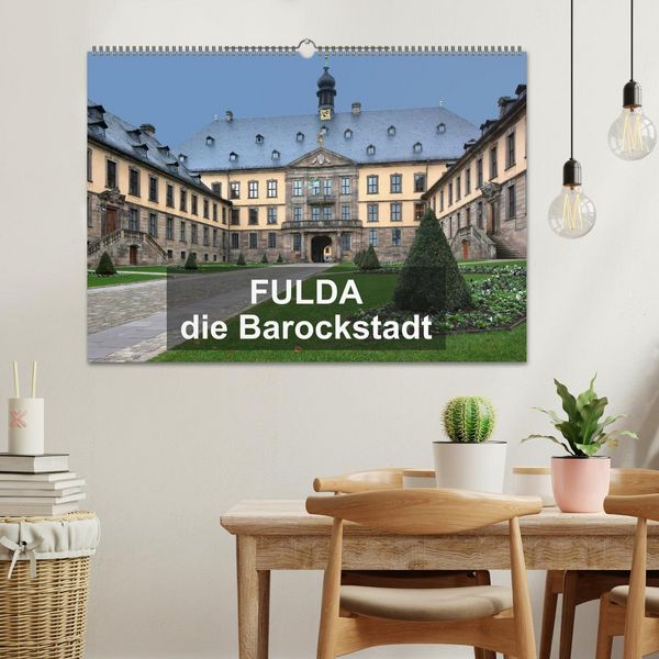 Produktbild: Fulda - die Barockstadt (Wandkalender 2026 DIN A2 quer), CALVENDO Monatskalender