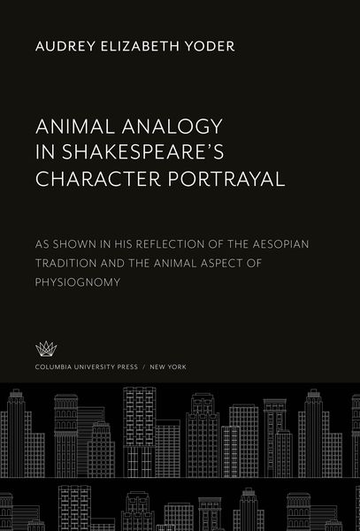Produktbild: Animal Analogy in Shakespeare'S Character Portrayal