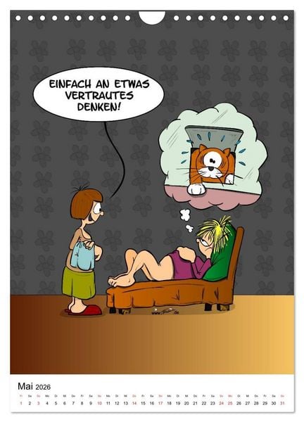 Produktbild: Trumix Cartoons - Nichts geht mehr (Wandkalender 2026 DIN A4 hoch), CALVENDO Monatskalender