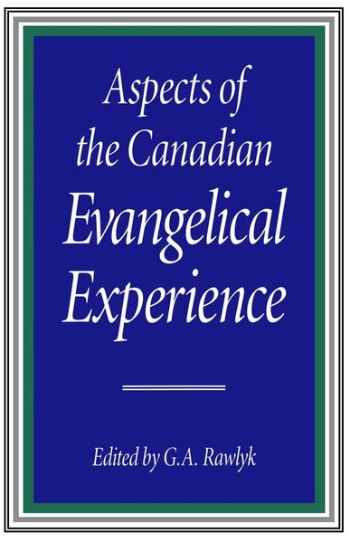 Produktbild: Aspects of the Canadian Evangelical Experience