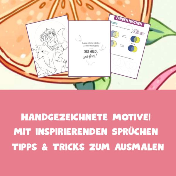 Produktbild: Malbuch Manga & Anime 2