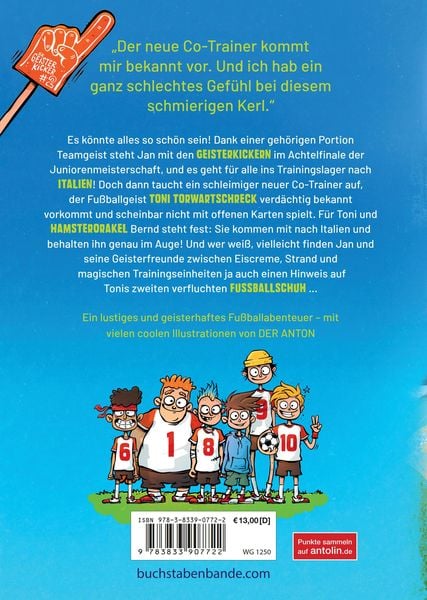 Produktbild: Die Geisterkicker - Falsches Spiel und Eis am Stiel (Band 2)