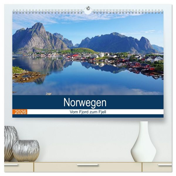 Produktbild: Norwegen 2026 - vom Fjord zum Fjell (hochwertiger Premium Wandkalender 2026 DIN A2 quer), Kunstdruck in Hochglanz