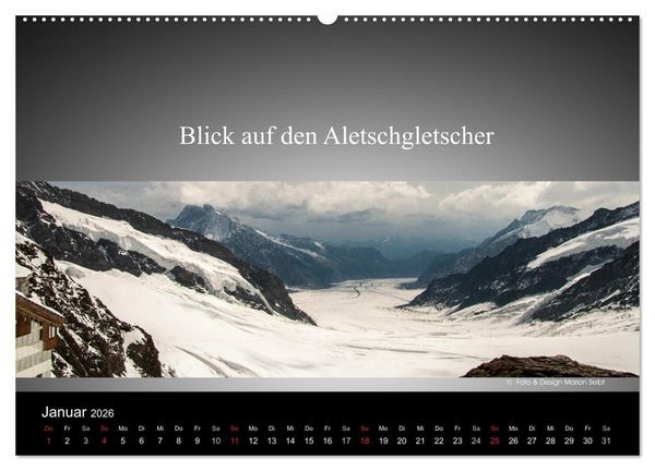 Produktbild: Panorama Schweiz (hochwertiger Premium Wandkalender 2026 DIN A2 quer), Kunstdruck in Hochglanz