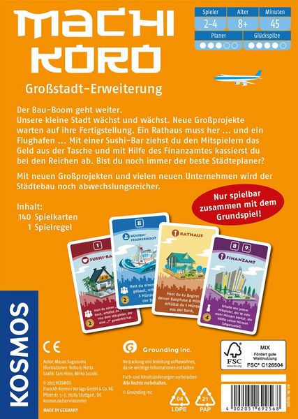 Produktbild: Machi Koro, Gro&szlig;stadt Erweiterung