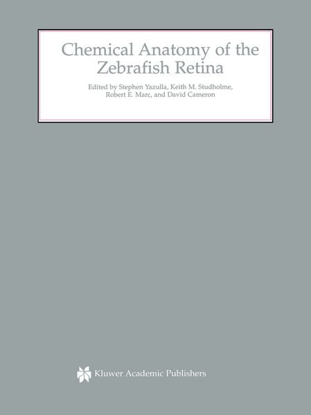 Produktbild: Chemical Anatomy of the Zebrafish Retina