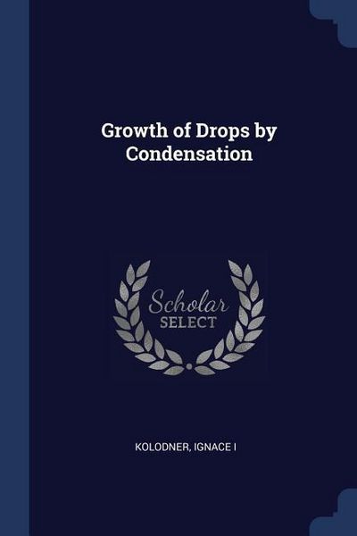 Produktbild: Growth of Drops by Condensation