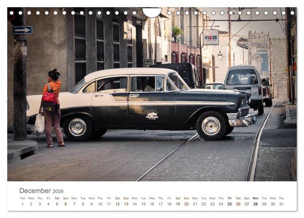 Produktbild: Cuban Cars (Wall Calendar 2026 DIN A4 landscape), CALVENDO 12 Month Wall Calendar